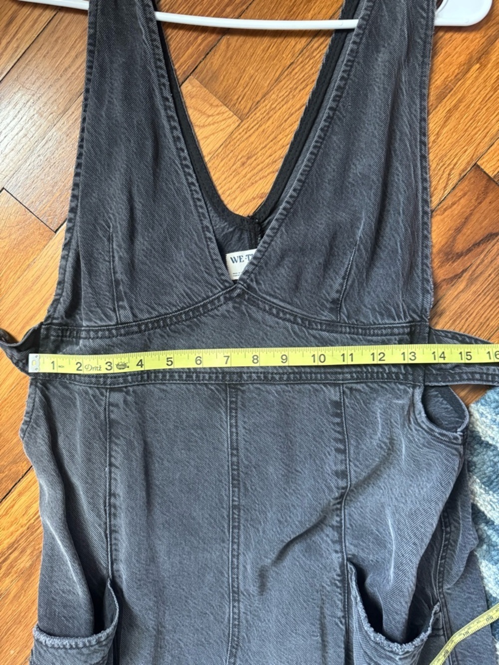 Free People Coastal Cowgirl Black Distressed Maxi Dress - Picture 7 of 7